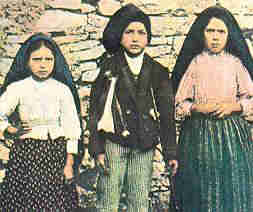 Jacinta, Francisco, Lucy - the children of Fatima