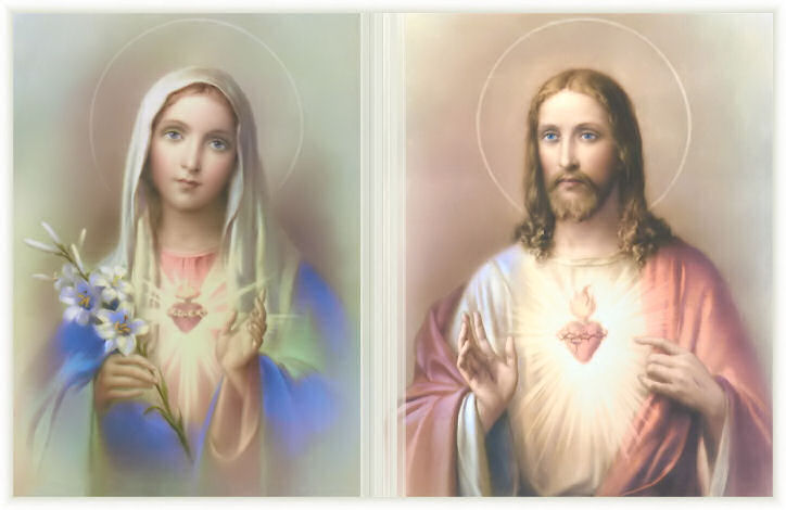hc-stmary-sacredheartofmary&jesus3.jpg - The Hearts of Jesus & Mary